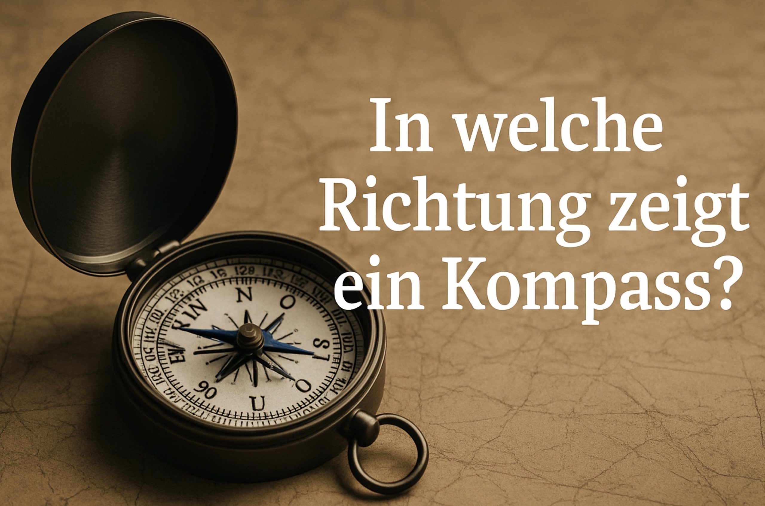 In welche Richtung zeigt ein Kompass?