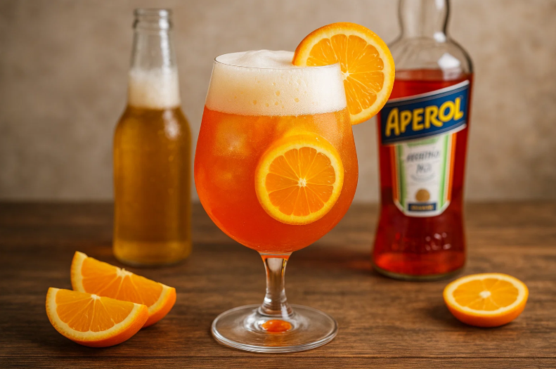 Erfrischender Biercocktail mit Aperol und Orange: Der Sommerhit im Glas