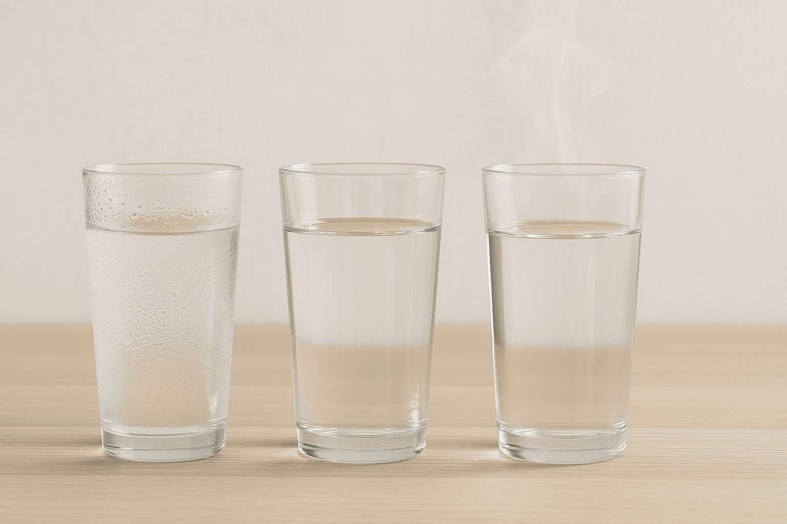 Ist kaltes, warmes oder heißes Wasser gesünder? Erfahre, wie die Wassertemperatur deine Verdauung, Energie und dein Wohlbefinden beeinflusst.