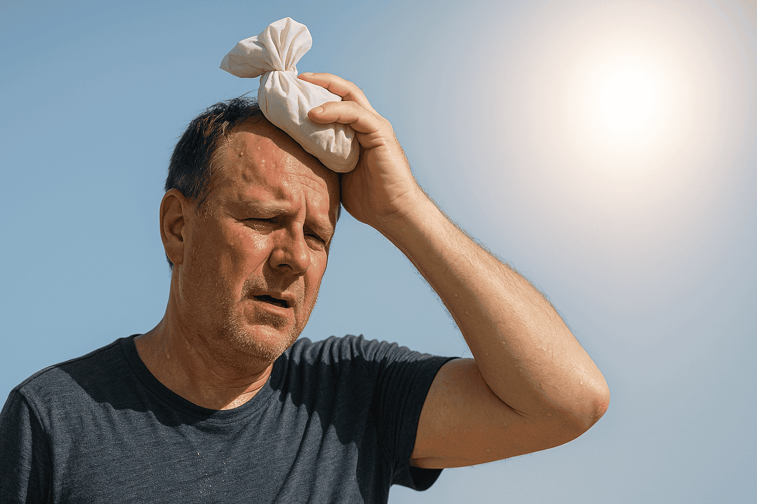 Was tun bei Hitzschlag? Wir erklären Symptome, Erste Hilfe und wie Sie sich im Sommer effektiv schützen. Lebenswichtige Tipps für heiße Tage.