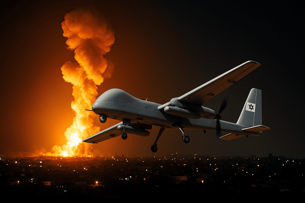 Iran startet über 100 Drohnen in Richtung Israel als Reaktion auf Luftangriffe auf Atomanlagen. Israels Luftabwehr ist im Einsatz.