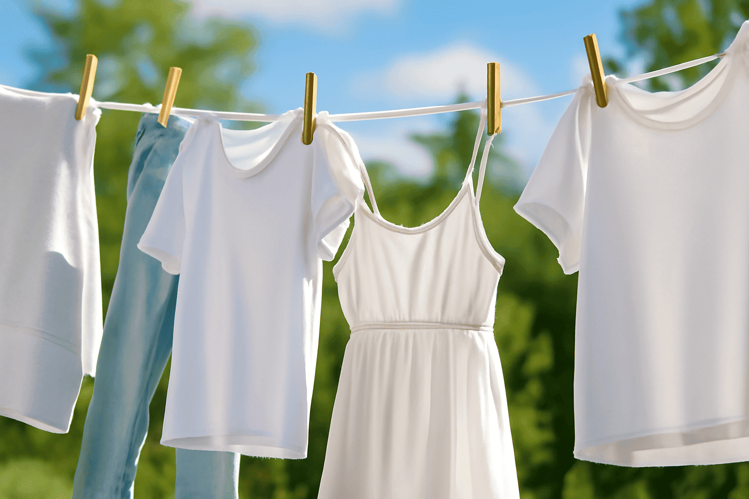 Sommerwäsche und Trocknung: Wie man muffigen Geruch und Übertrocknung vermeidet, die optimale Zeit zum Waschen und richtige Aufbewahrung der Kleidung.