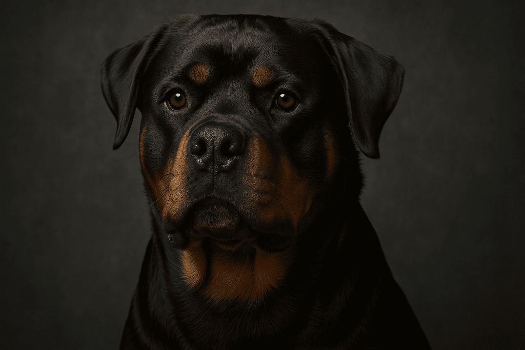 Rottweiler – stark, intelligent und loyal. Ist er als Familienhund geeignet? Erfahren Sie alles über Charakter, Pflege und Haltung dieser besonderen Rasse.