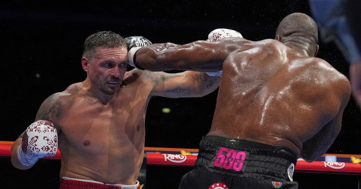 Oleksandr Usyk besiegt Daniel Dubois durch K.o. in Runde fünf und wird erster ukrainischer unumstrittener Weltmeister im Schwergewicht.