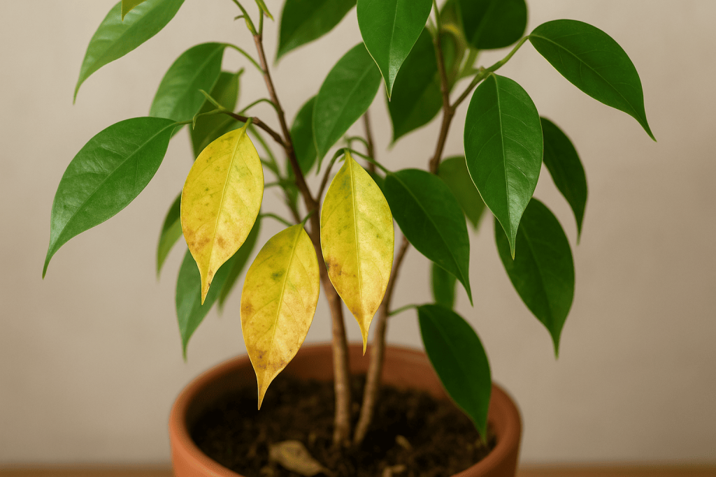 Warum verliert der Ficus Benjamini Blätter: Hauptursachen, was sofort zu tun ist und wie man ihn weiter pflegt. Diagnose, Gießen, Licht, Umtopfen, Schädlinge, Rettung.