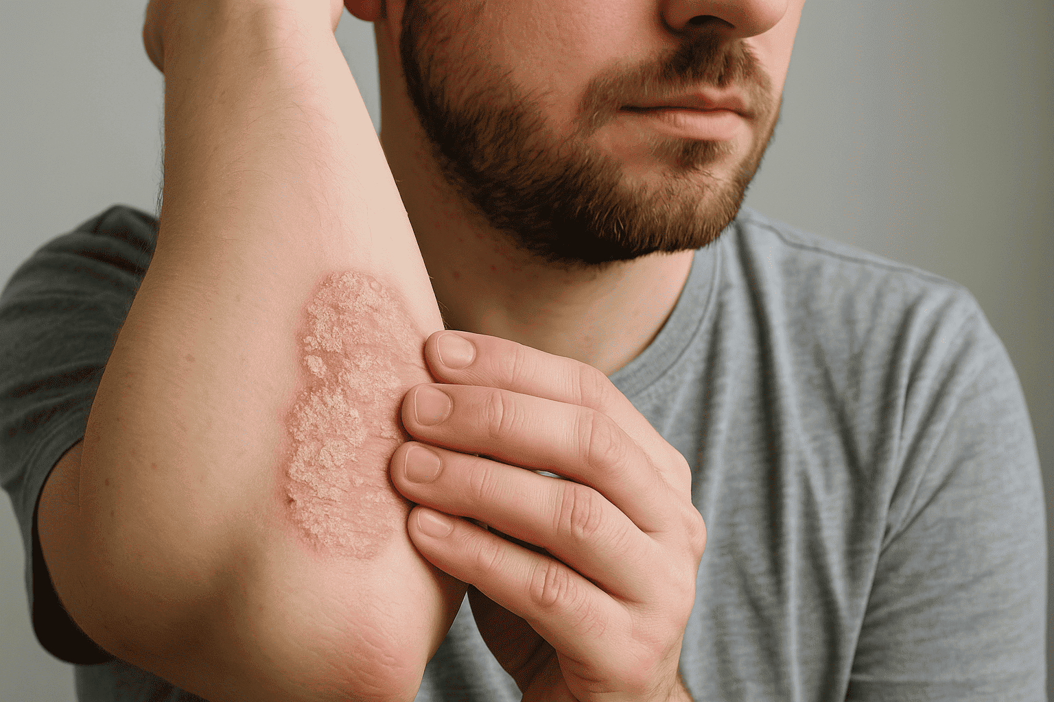 Psoriasis – eine chronische Hauterkrankung. Erfahren Sie Ursachen, Symptome und moderne Behandlungsmethoden, die die Lebensqualität verbessern.