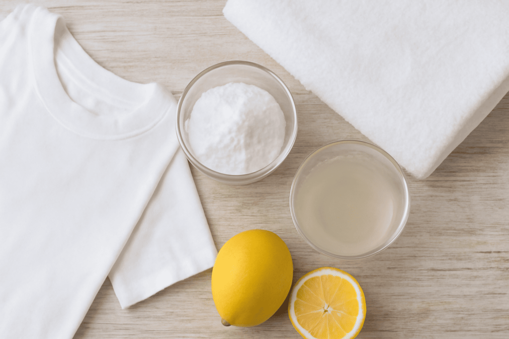 Erfahren Sie, wie Sie weiße Kleidung ohne Chemikalien bleichen und ihre Weißheit mit Hausmitteln zurückgewinnen. Effektive und sichere Bleichen-Methoden.