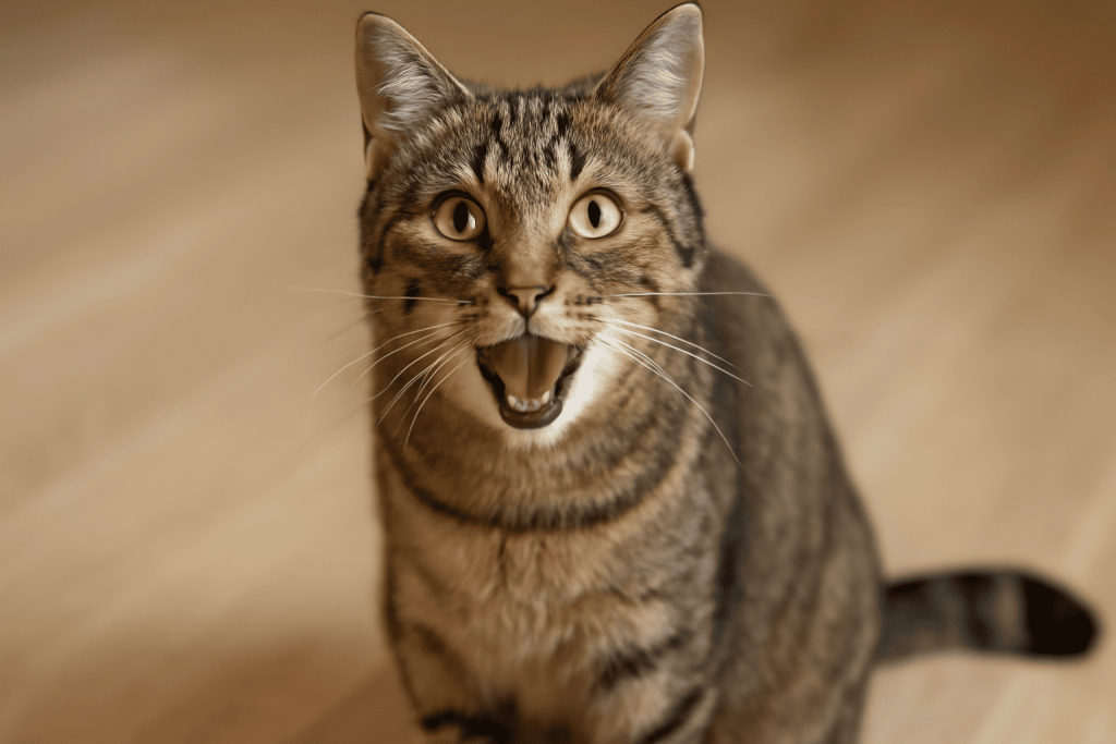 Erfahren Sie, warum Ihre Katze ohne ersichtlichen Grund miaut. Die Gründe können vielfältig sein: vom Wunsch nach Aufmerksamkeit bis hin zu Gesundheitsproblemen des Haustiers.