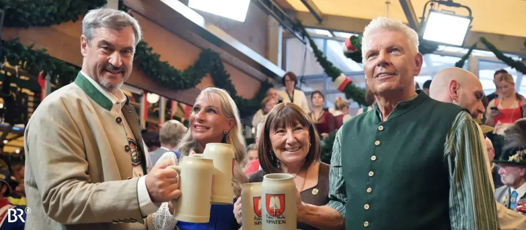 In München wurde das 190. Oktoberfest eröffnet. Oberbürgermeister Dieter Reiter zapfte mit zwei Schlägen an. Das Volksfest läuft bis 5. Oktober.