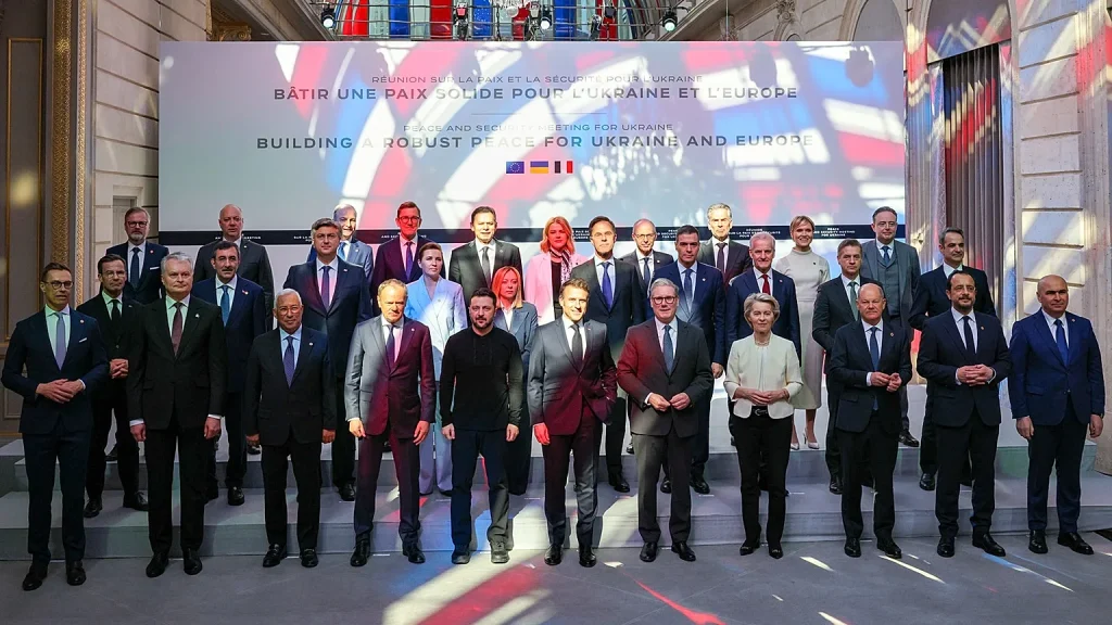 Koalition der Entschlossenen Gipfel in Paris 2025