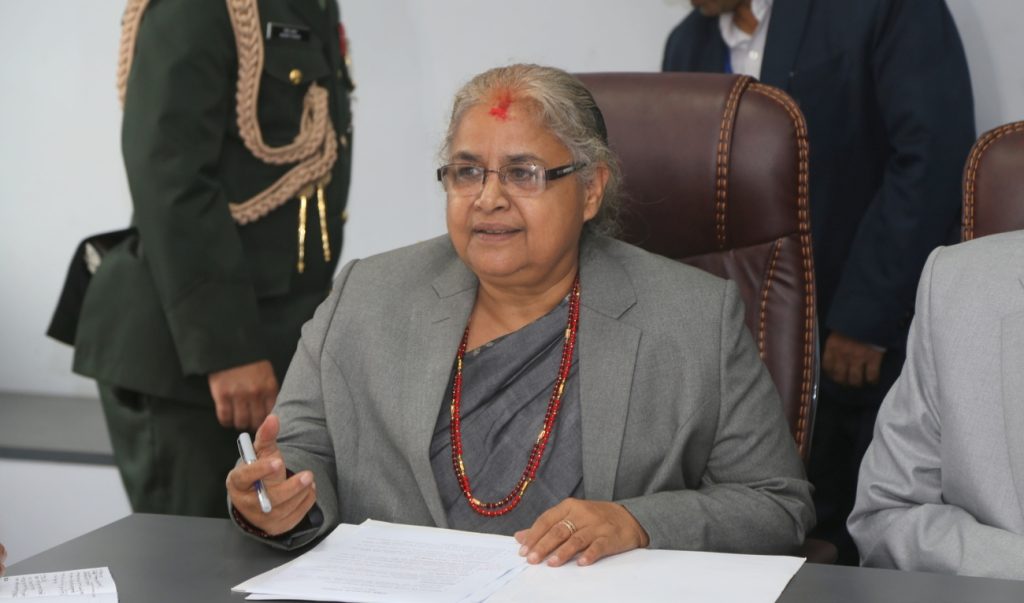 Nepal Sushila Karki als erste Übergangs-Premierministerin