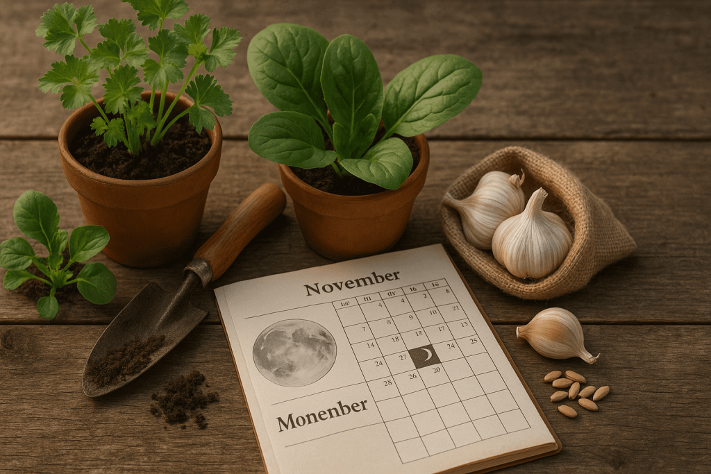 Mondkalender für die Aussaat im November 2025: Was man noch säen kann und wie man Zimmerpflanzen pflegt Mondkalender für die Aussaat im November 2025 in Deutschland: Was säen, wann umtopfen und wie Zimmerpflanzen richtig pflegen.