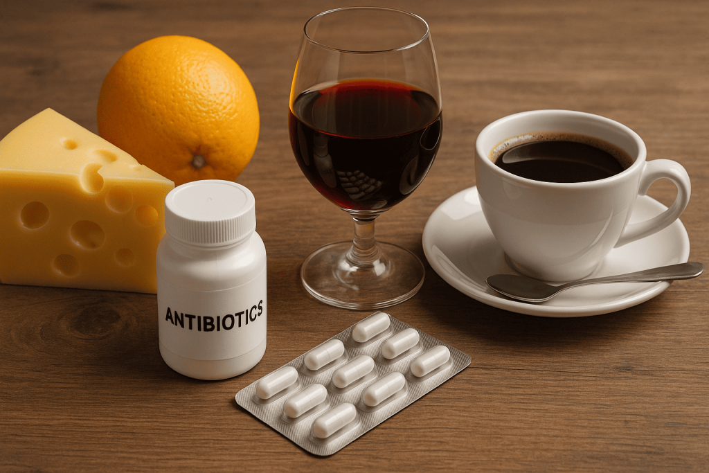 Was man bei Antibiotika nicht essen und trinken darf: Kaffee, Milch, Alkohol. Ernährungstipps für eine sichere und wirksame Behandlung.
