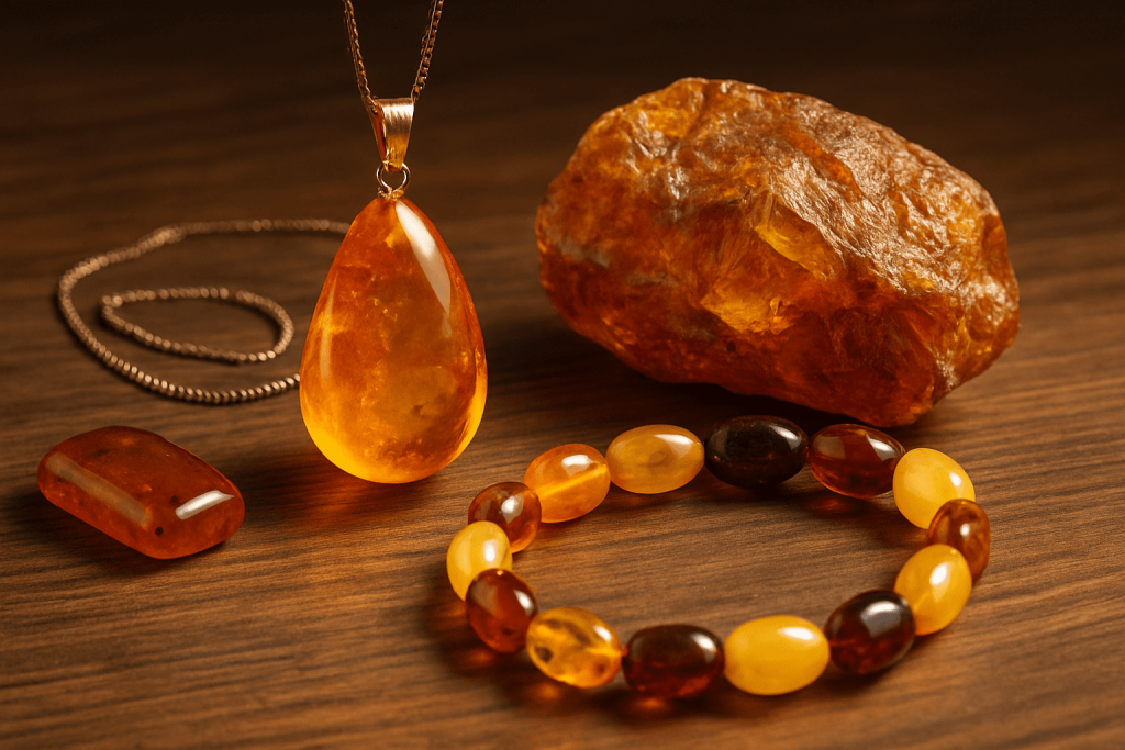 Bernstein: heilende und magische Eigenschaften, astrologische Passform, Tipps zum Tragen und Erkennen echter Steine.
