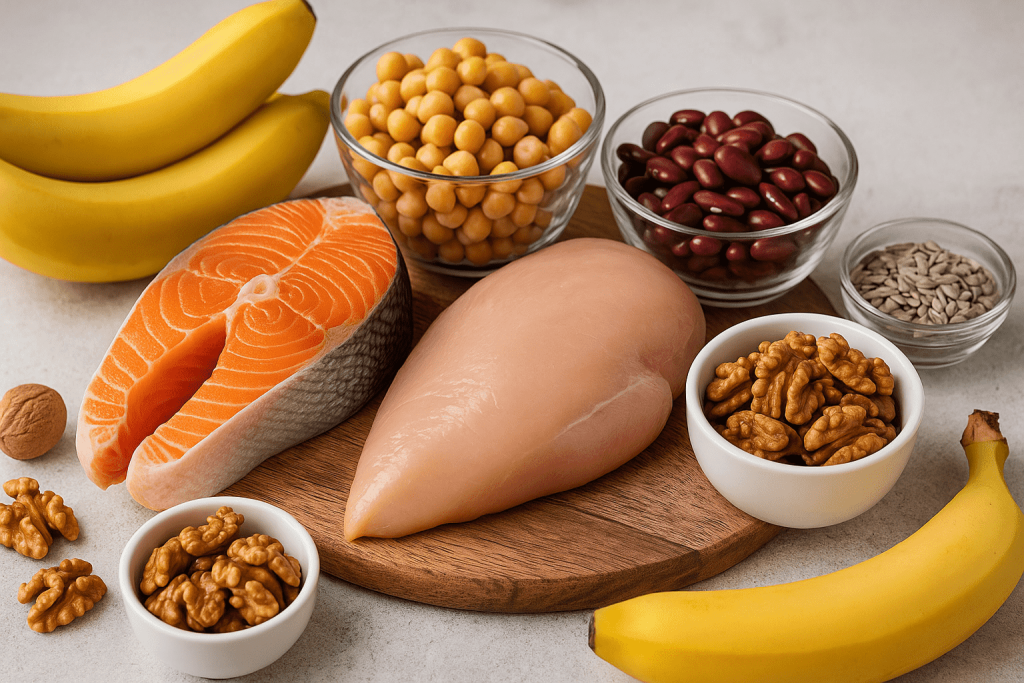 Vitamin B6 unterstützt Nerven, Stoffwechsel und Immunsystem. Wir erklären Nutzen, Mangelsymptome, Risiken bei Supplementen und natürliche Lebensmittelquellen.