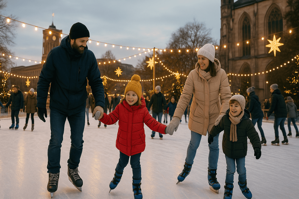 Eislaufbahnen 2025 in Berlin und München: Wo Familien aufs Eis gehen können Die besten Eislaufbahnen 2025 in Berlin und München: Preise, Adressen, Öffnungszeiten und Tipps für einen gelungenen Familienausflug.