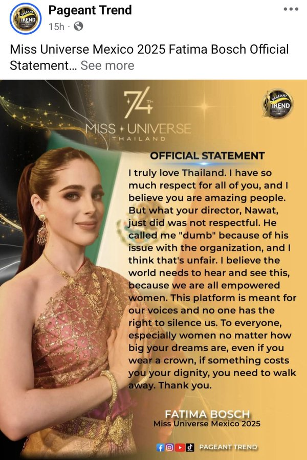 Fatima Bosch aus Mexiko — neue Miss Universe