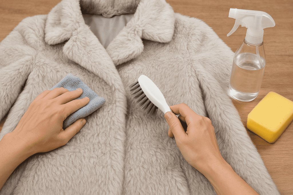 Wie man Kunstfell an einem Mantel richtig reinigt Wie man Kunstfell sicher reinigt: praktische Regeln, Verbote, lokale Reinigung, schonende Handwäsche und Tipps, um Struktur und Volumen langfristig zu erhalten