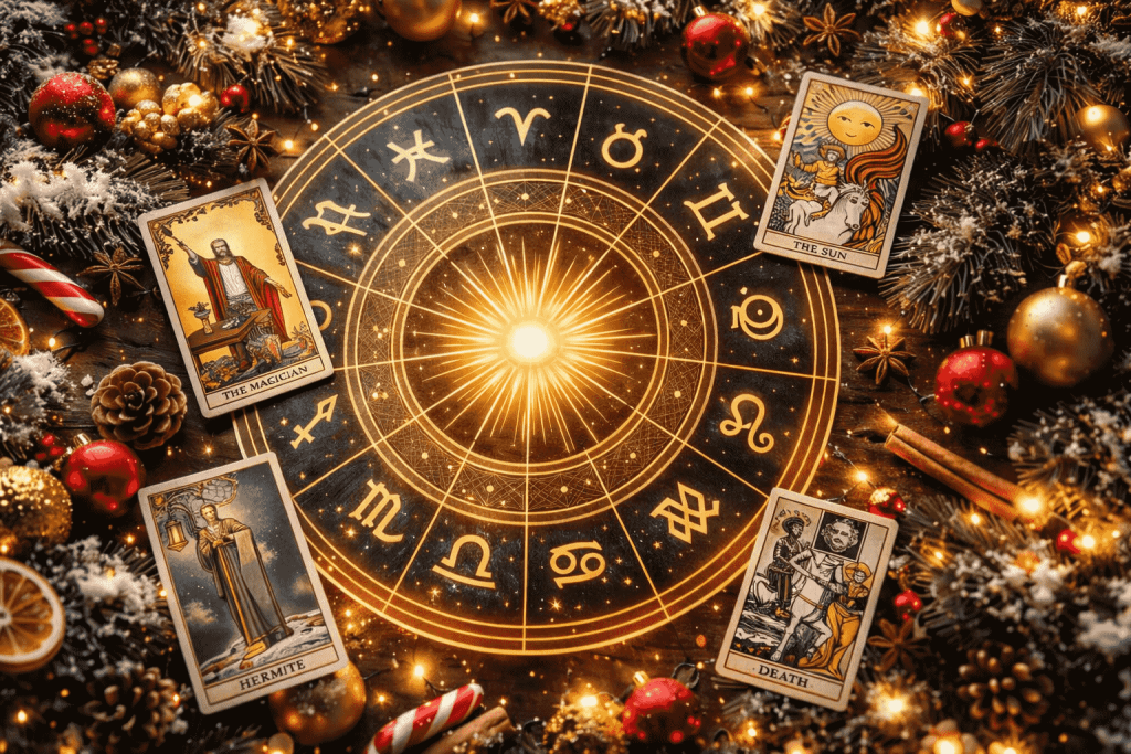Präziser und praktischer Tarot-Horoskop für heute, den 25. Dezember 2025, für alle Sternzeichen mit Kartenhinweisen, Ratschlägen und den wichtigsten Tagesenergien