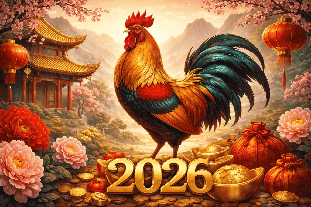 Osthoroskop für den Hahn 2026: Beruf, Finanzen, Beziehungen, Rituale und konkrete Empfehlungen für stabile Ergebnisse