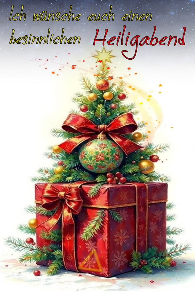 Heiligabend in Deutschland: Grüße in Versen, Prosa und Bildern
