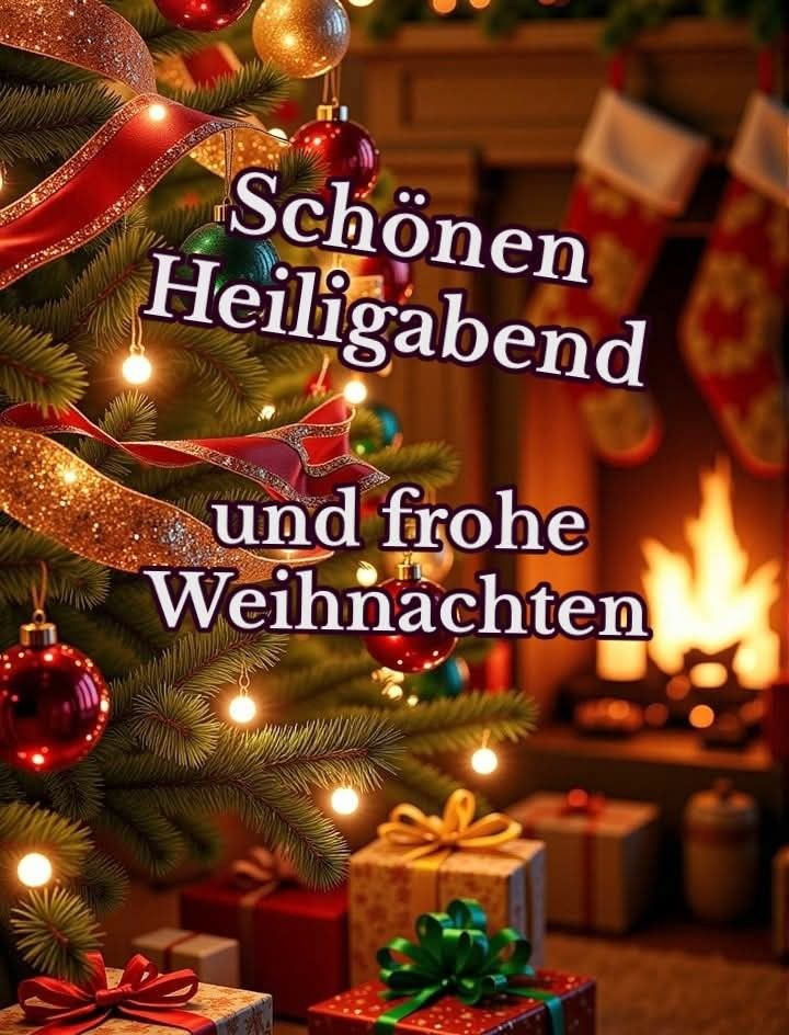 Heiligabend in Deutschland: Grüße in Versen, Prosa und Bildern