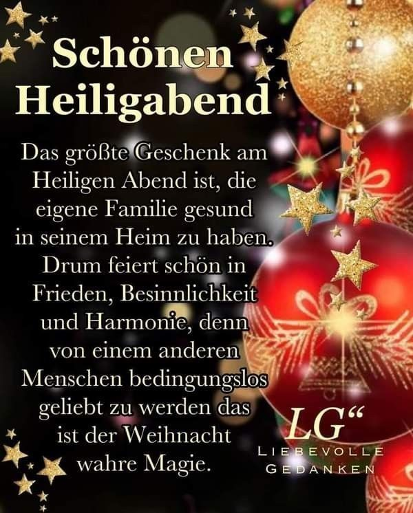 Heiligabend in Deutschland: Grüße in Versen, Prosa und Bildern