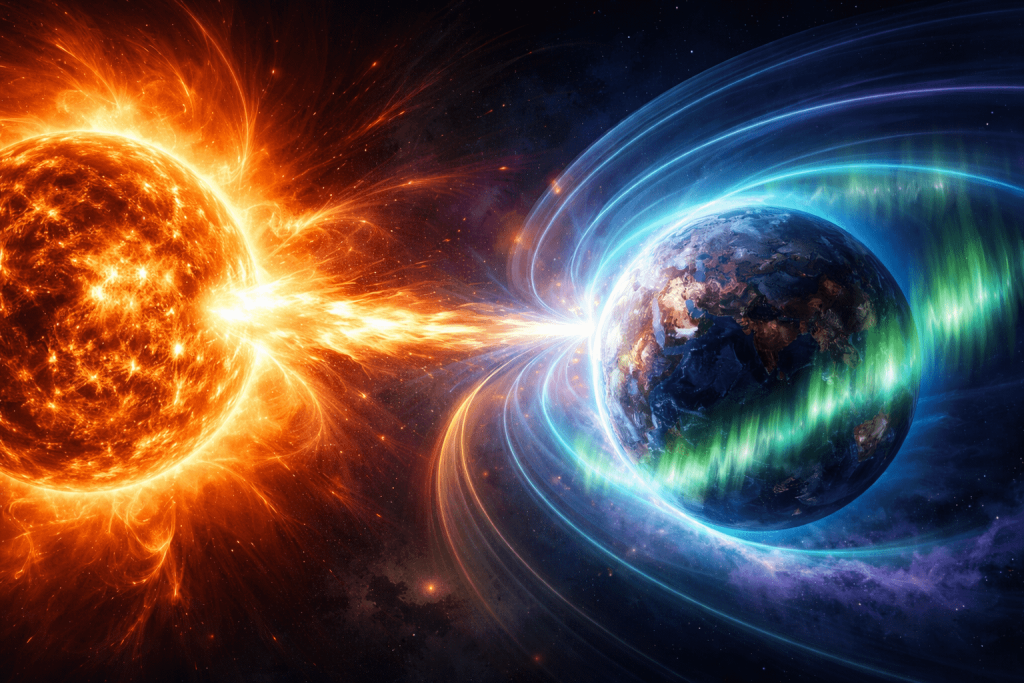 Droht am 18. Januar 2026 ein geomagnetischer Sturm? Prognose, mögliche Folgen und praktische Tipps zum Schutz der Gesundheit.