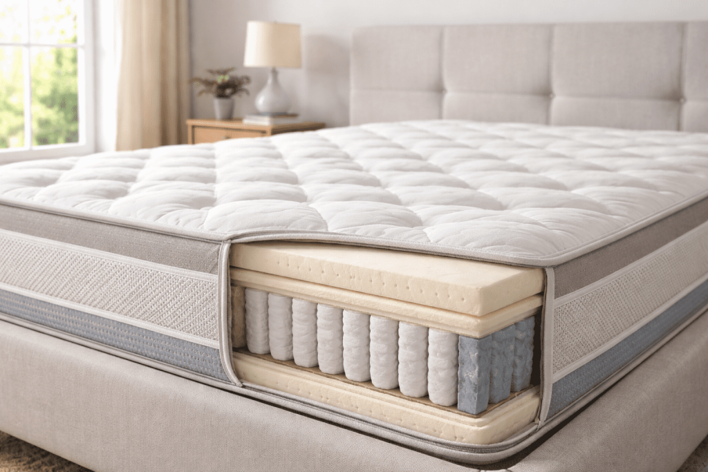 Wie man eine Matratze richtig auswählt: Ein praxisnaher Leitfaden Wie Sie die richtige Matratze wählen: Härtegrad, Materialien, Größen und typische Fehler. Ein praxisnaher Leitfaden für besseren Schlaf