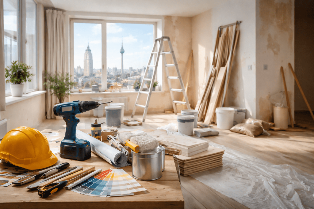 Berechnen Sie die Renovierungskosten in Berlin: Schritt-für-Schritt, Preise 2026, Tipps zur Auswahl von Handwerkern und Budgetkontrolle