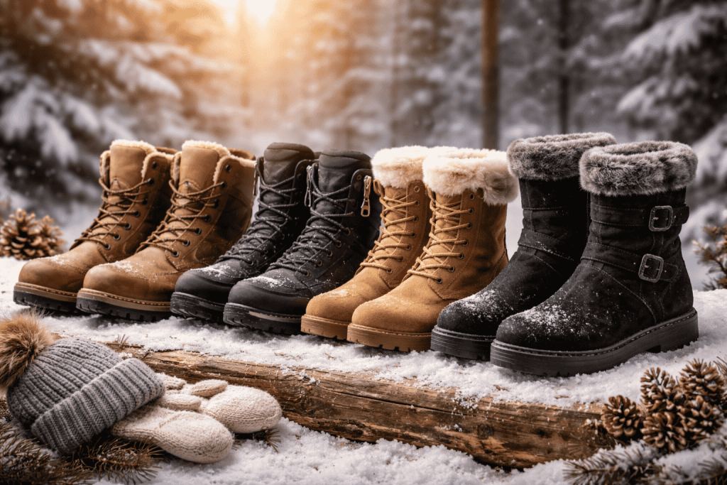 So wählen Sie die richtigen Winterschuhe: Materialien, Sohlen, Isolierung und Größe. Praktische Tipps für warme und sichere Füße