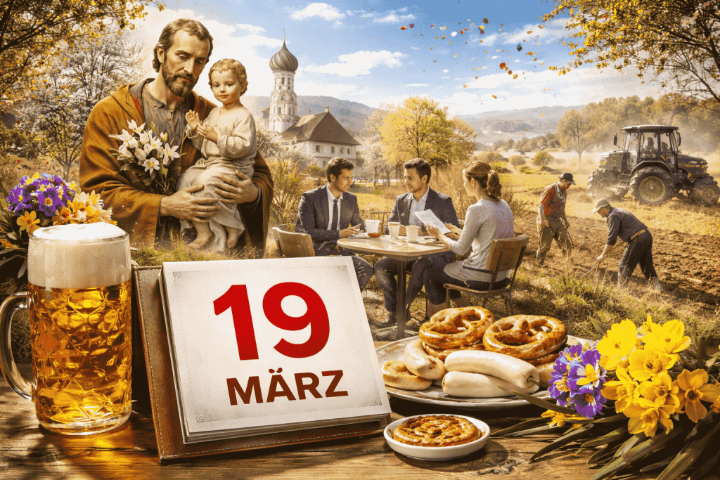 Was passiert am 19. März in Deutschland? Josefstag, Traditionen, Bauernregeln und praktische Tipps für Alltag und Business.