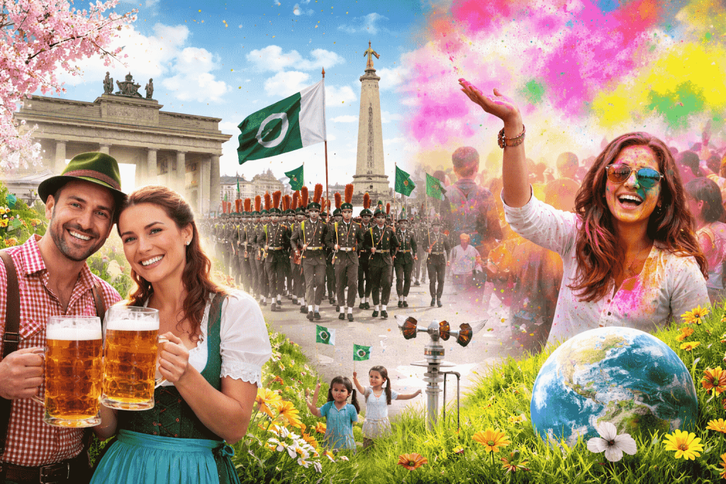 Erfahren Sie, was am 23. März in Deutschland und weltweit gefeiert wird, Traditionen, Verbote und Tipps für Feierlichkeiten. Praktische Infos für Touristen und Einheimische.