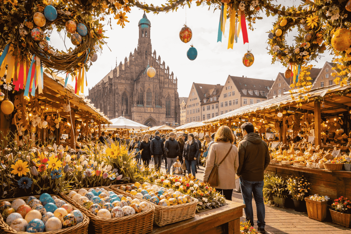 Ostermarkt Deutschland 2026: die besten Orte und Daten