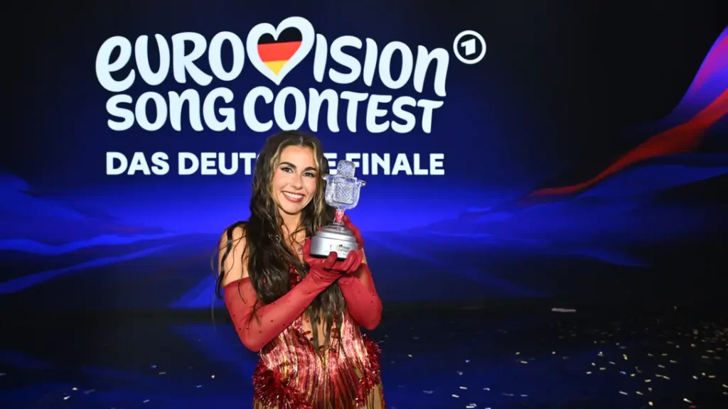 Sarah Engels vertritt Deutschland beim ESC 2026 mit dem Lied „Feuer“. Das Finale findet am 16. Mai in Wien, Österreich, statt.