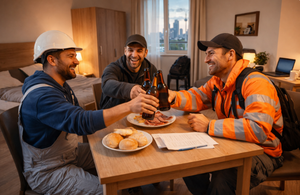 Arbeiten in Deutschland: So finden ausländische Arbeitnehmer die passende Mitarbeiterunterkunft
