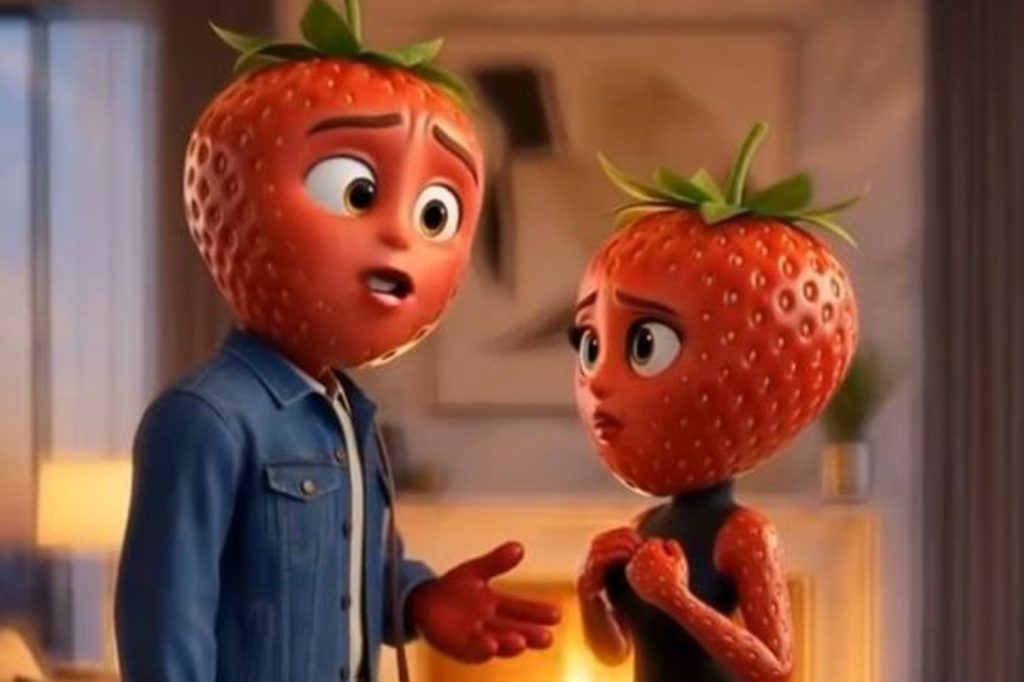 Die KI-Serie „Fruit Love Island“ mit sprechenden Früchten wird auf TikTok und Instagram millionenfach angesehen. Psychologen warnen vor den Folgen für Jugendliche