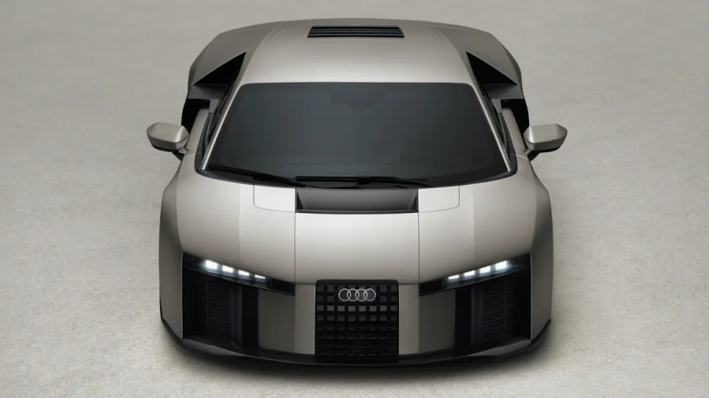 Audi präsentiert den Supersportwagen Nuvolari mit über 1000 PS. Das Hybridmodell beschleunigt in nur 2,6 Sekunden auf 100 km/h