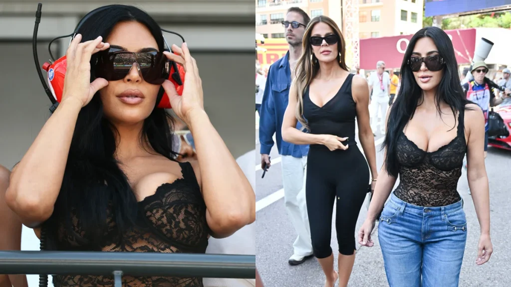 Kim Kardashian besuchte den Großen Preis von Monaco 2026, um Lewis Hamilton zu unterstützen. Begleitet wurde sie bei der Qualifikation von Schwester Khloé Kardashian.