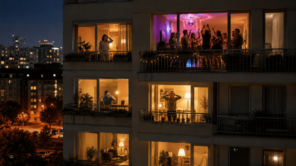 Ruhestörung im Mehrfamilienhaus in Deutschland 2026: was Sie wissen müssen Ruhestörung im Mehrfamilienhaus 2026: Ruhezeiten, Kosten, Checkliste und rechtliche Schritte in Deutschland einfach erklärt.