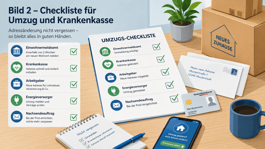 Wie funktioniert Adressänderung bei Krankenkasse: Schritt-für-Schritt-Anleitung