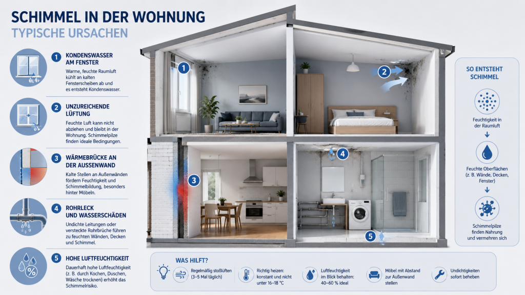 Wann lohnt sich Schimmel in der Wohnung: Entscheidungshilfe für 2026