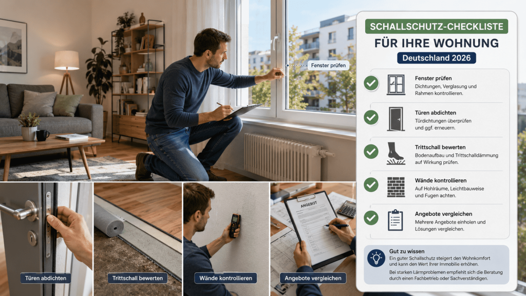 Was bedeutet Schallschutz in der Wohnung: einfach erklärt mit Beispielen
