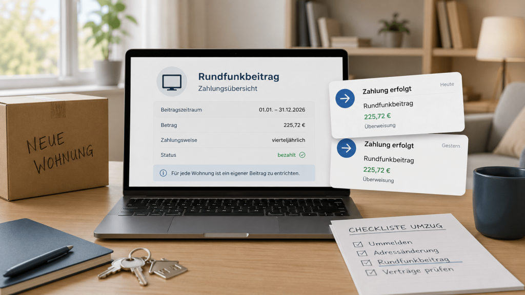 Wann lohnt sich GEZ doppelt bezahlt: Entscheidungshilfe für 2026 GEZ doppelt bezahlt? Prüfen Sie Kosten, Fehler, Fristen und nächste Schritte für Deutschland 2026 mit klarer Checkliste für Umzug, WG und Haushalt.
