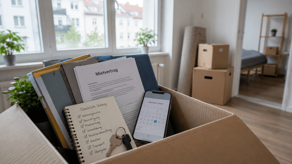 Was tun bei Umzug mit Bürgergeld? Checkliste 2026: Jobcenter-Zusage, Kosten, Kaution, Fristen, Nachsendeservice und typische Fehler in Deutschland