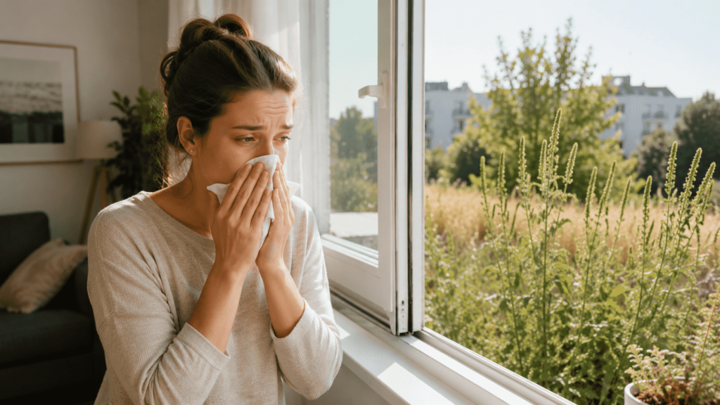 Ambrosia-Allergie: Symptome und Hilfe Ambrosia-Allergie erkennen: typische Symptome, Pollenflug in Deutschland, Alltagstipps, Medikamente und Hinweise für den Arztbesuch.