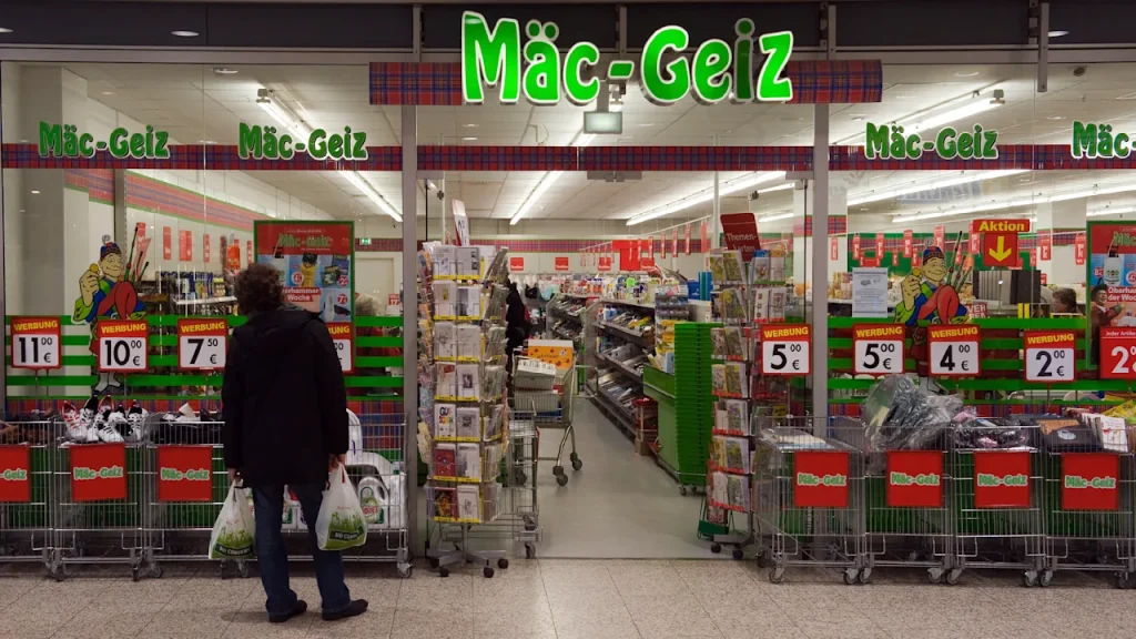 Mäc-Geiz plant die Schließung von rund 50 seiner 183 Filialen in Deutschland. Der Discounter baut Personal ab und wird finanziell restrukturiert.