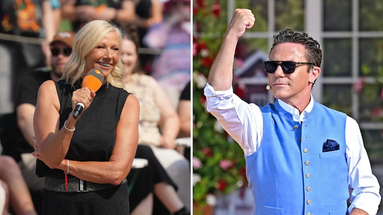 Andrea Kiewel schlägt Stefan Mross im Quoten-Duell Der „ZDF-Fernsehgarten“ liegt bei den Zuschauerzahlen vor „Immer wieder sonntags“, obwohl beide Sendungen 18,3 Prozent Marktanteil erreichen.