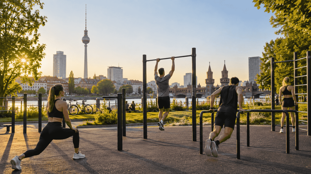 Kostenlose Trainingsplätze in deutschen Großstädten Kostenlose Trainingsplätze in Berlin, Hamburg, München und Köln: Calisthenics, Fitness-Parcours, Sport im Park und kostenlose Outdoor-Kurse 2026.